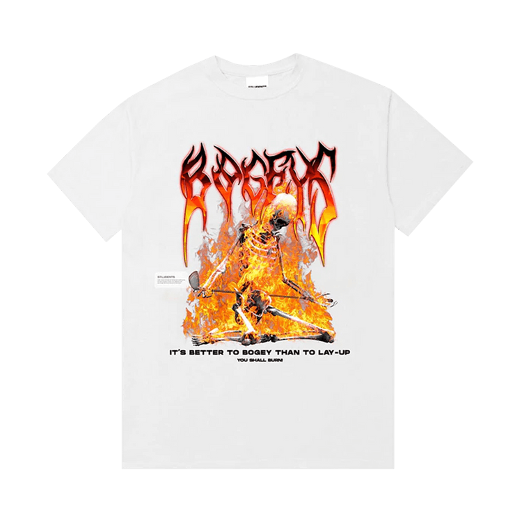 Students Do It And Burn Tee "White"