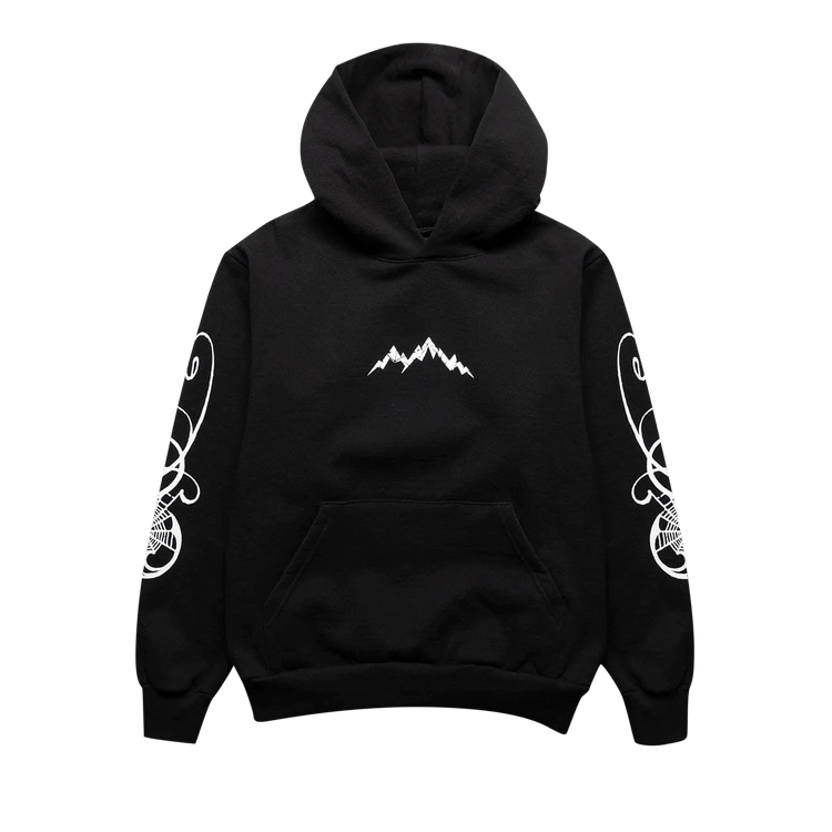 Afield Out Spiderweb Hoodie "Black"