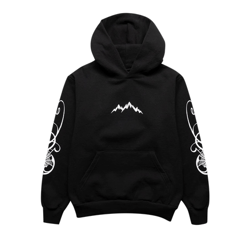 Afield Out Spiderweb Hoodie "Black"