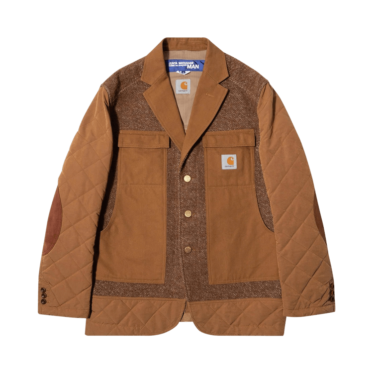 Junya Watanabe MAN x Comme des Garçons x Carhartt Quilted Jacket "Beige/Brown"