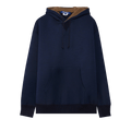 Junya Watanabe MAN x Comme des Garçons Wool Popover Hoodie "Navy/Beige"