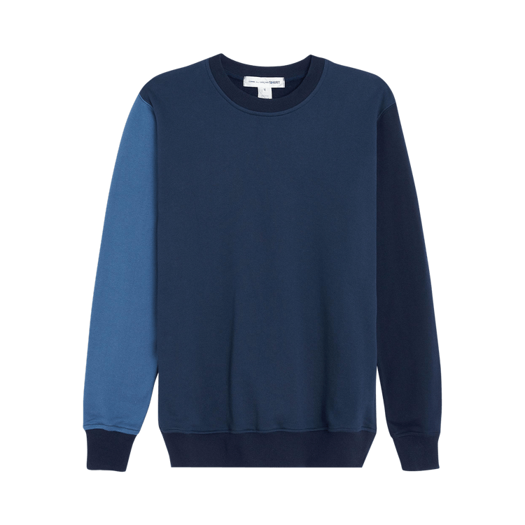 Comme des Garçons SHIRT Patchwork Crew "Blue Mix"