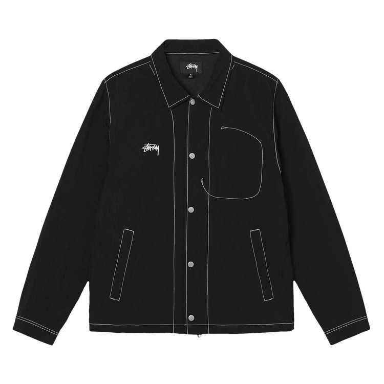 Stussy Nylon Folsom Jacket "Black"