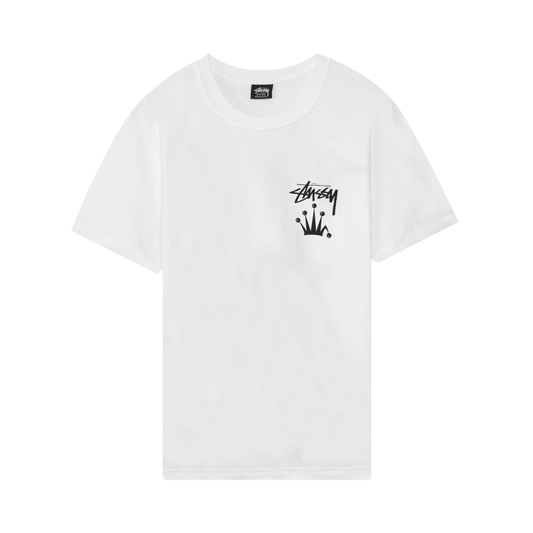 Stussy Stock Crown Tee "White"