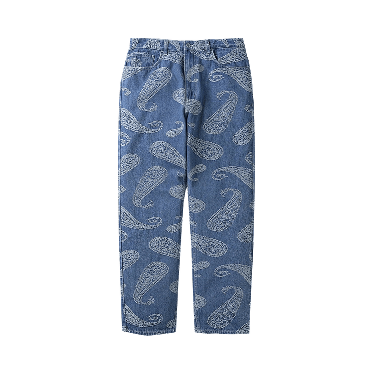 thisisneverthat Paisley Denim Pant "Blue"