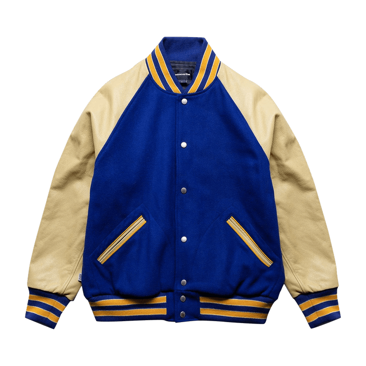 thisisneverthat Raglan Varsity Jacket "Blue"