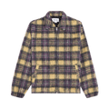 thisisneverthat Brushed Check Zip Jacket "Yellow"