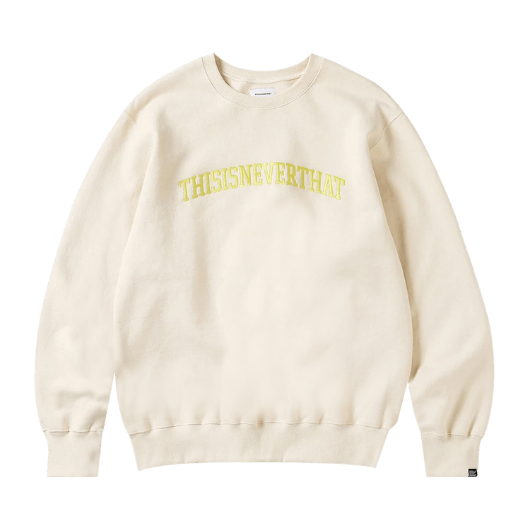 thisisneverthat Arch-Logo Crewneck "Ivory"