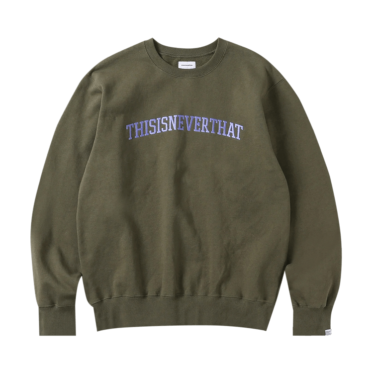 thisisneverthat Arch-Logo Crewneck "Olive"