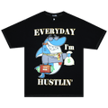 Skim Milk Everyday I"m Hustlin" Tee "Black"