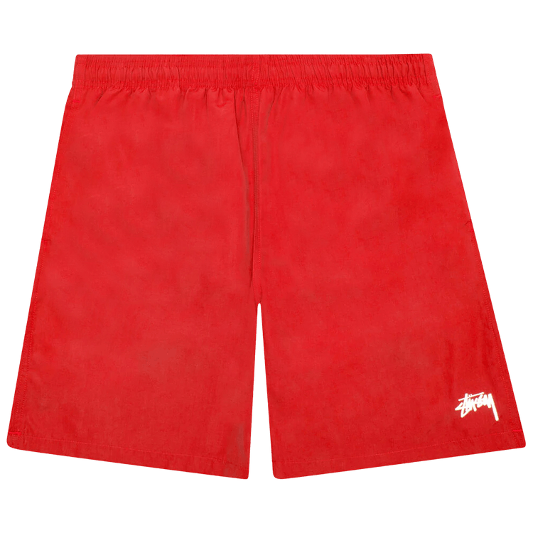 Stussy Stock Water Short "Brite Red"