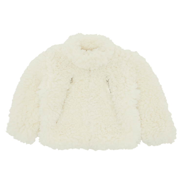MM6 Maison Margiela Kids Sherpa Jacket "Off White"