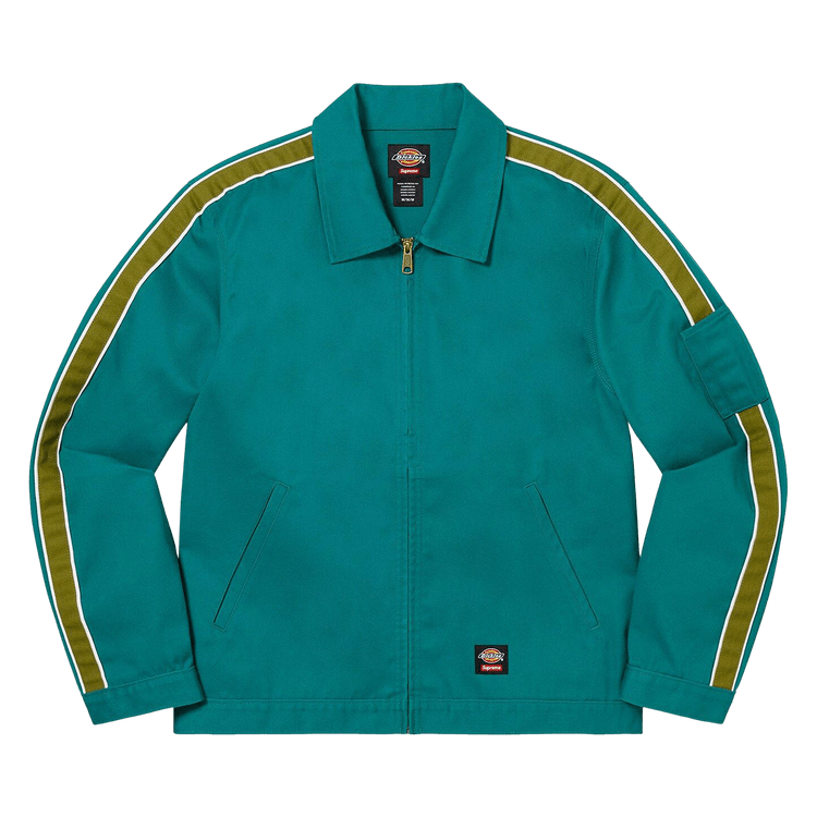 Supreme x Dickies Stripe Eisenhower Jacket "Teal"