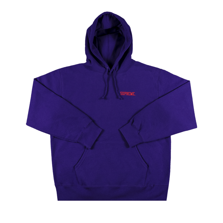 Supreme Ralph Steadman Skull Hooded Sweatshirt "Purple"