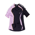 Martine Rose Knotted Football Top "Lilac/Navy"