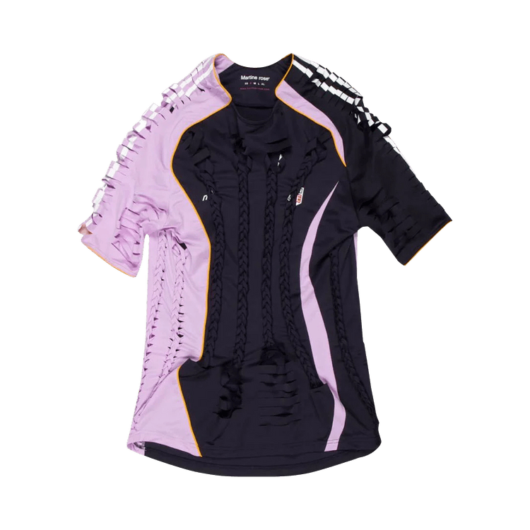 Martine Rose Knotted Football Top "Lilac/Navy"