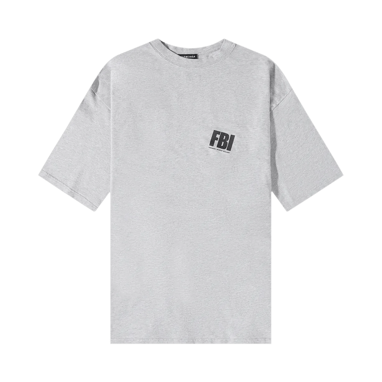 Balenciaga Worn Out T-Shirt "Heather Grey/Black"