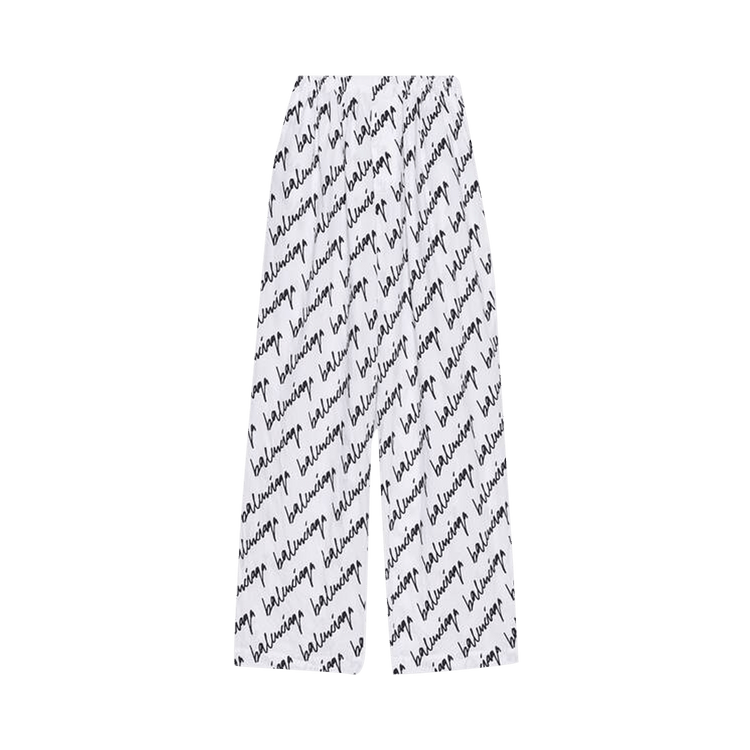 Balenciaga Pajama Pants "White/Black"