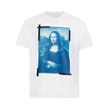 Off-White Monalisa Over Short-Sleeve Tee "White"