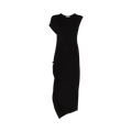 Rabanne Robe Mid Length Dress "Black"