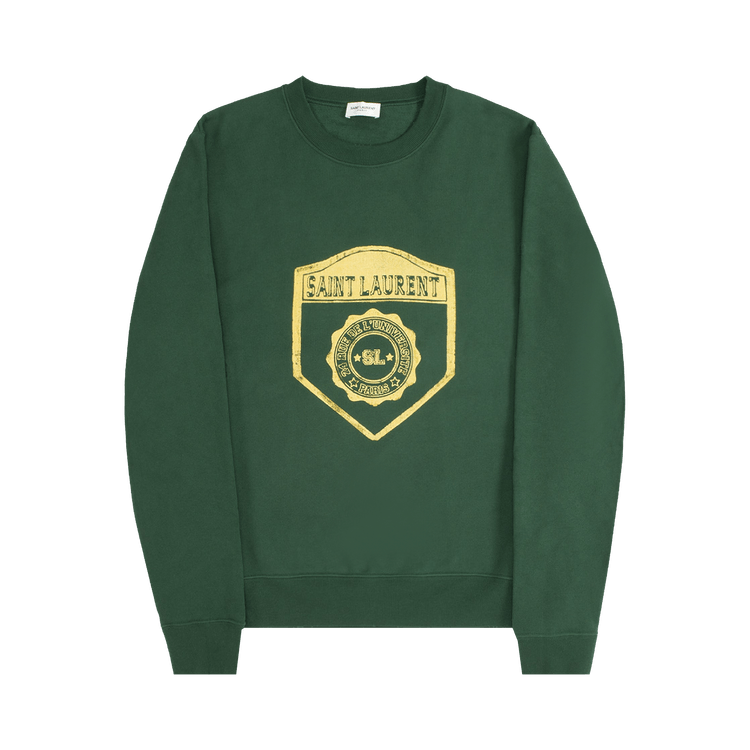 Saint Laurent Sweatshirt "Vert/Jaune"