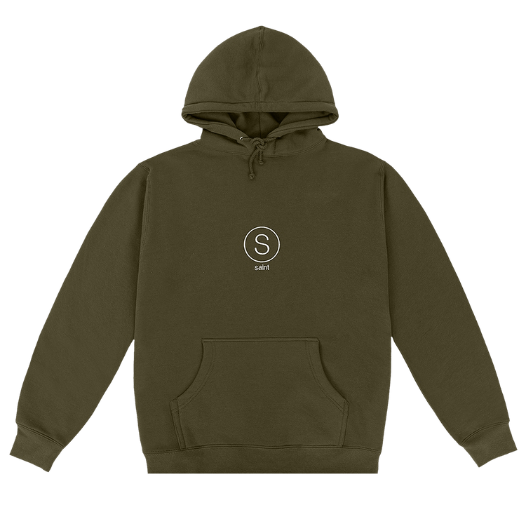 Saintwoods Circles Hoodie "Military Green"