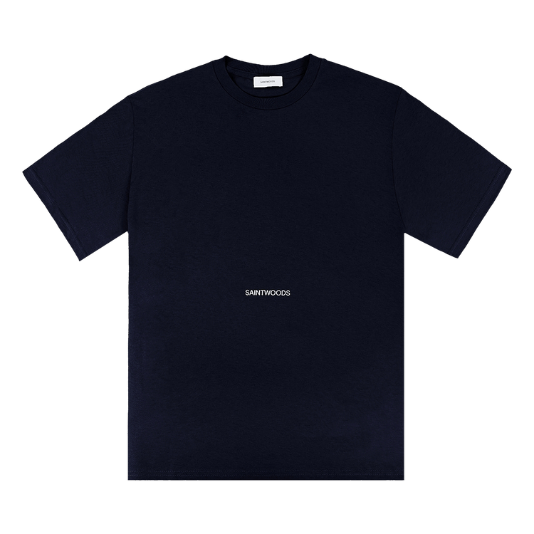 Saintwoods Alba Washed T-Shirt "Washed Royal"