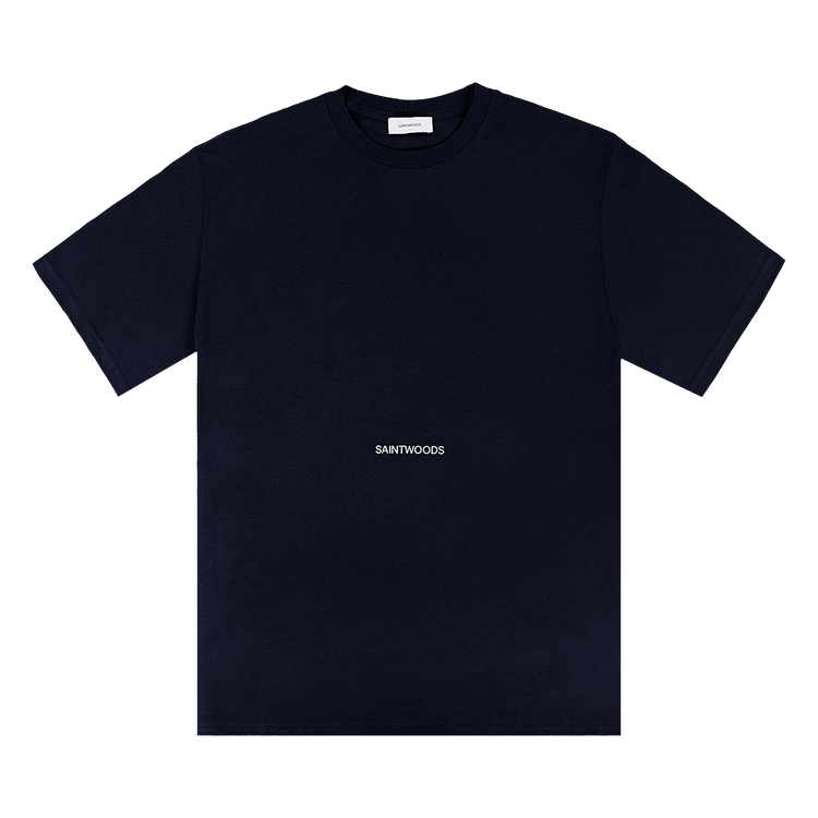 Saintwoods Logo T-Shirt "Washed Navy"