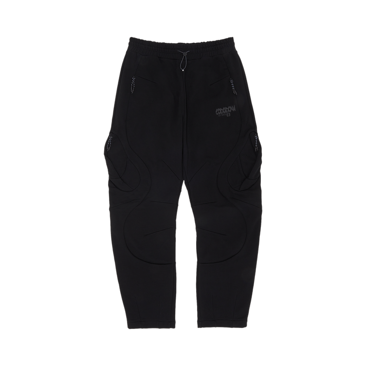 MCQ L11 Gloopy Sweat Pant "Darkest Black"