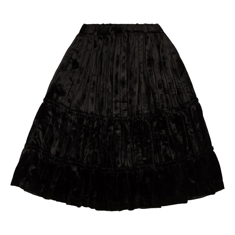 Comme des Garçons Tiered Frill Trimmed Skirt "Black"