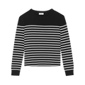 Saint Laurent Sweater "Black/Chalk"