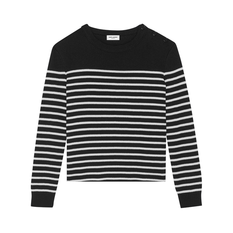 Saint Laurent Sweater "Black/Chalk"