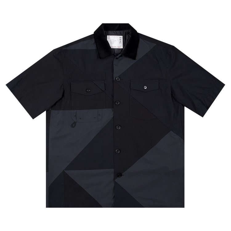 Sacai x Hank Willis Thomas Solid Mix Shirt "Black"