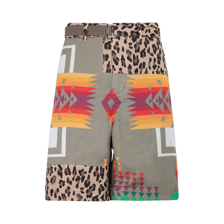 Sacai Archive Print Mix Shorts "Multicolor"