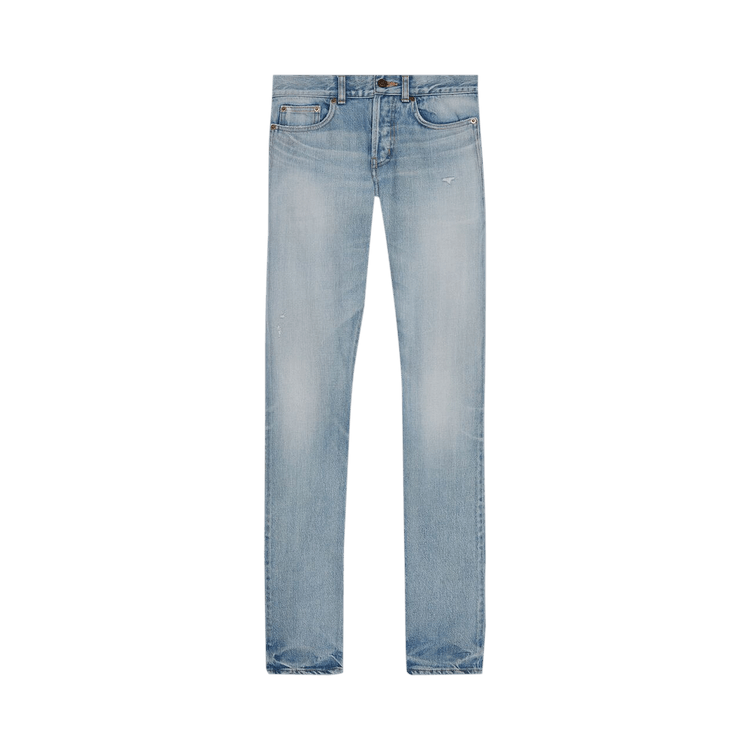 Saint Laurent Slim Fit Jeans "Light Fall Blue Denim"