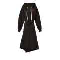 Ambush Fleece Sweat Hoodie Dress "Black/Red"