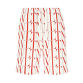 Valentino Times Print Short "White/Red"