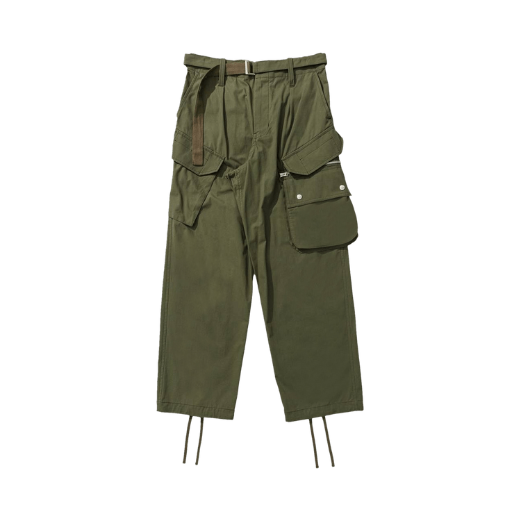 Sacai Belted Cargo Pants "Khaki"