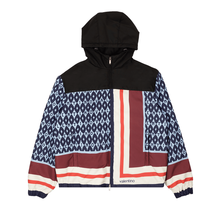 Valentino Foulard Archive Print Windbreaker "Multicolor"