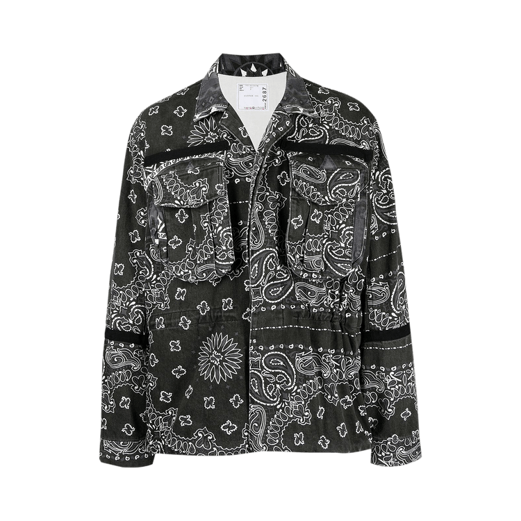 Sacai Bandana Print Jacket "Black"