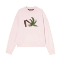 Palm Angels Broken Palm Crew "Pink/Green"