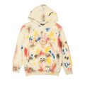 Palm Angels Painted College Hoodie "Off White/Red"