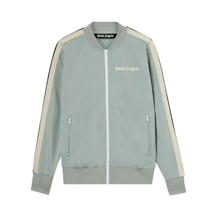 Palm Angels Bomber Track Jacket "Grey/Off White"