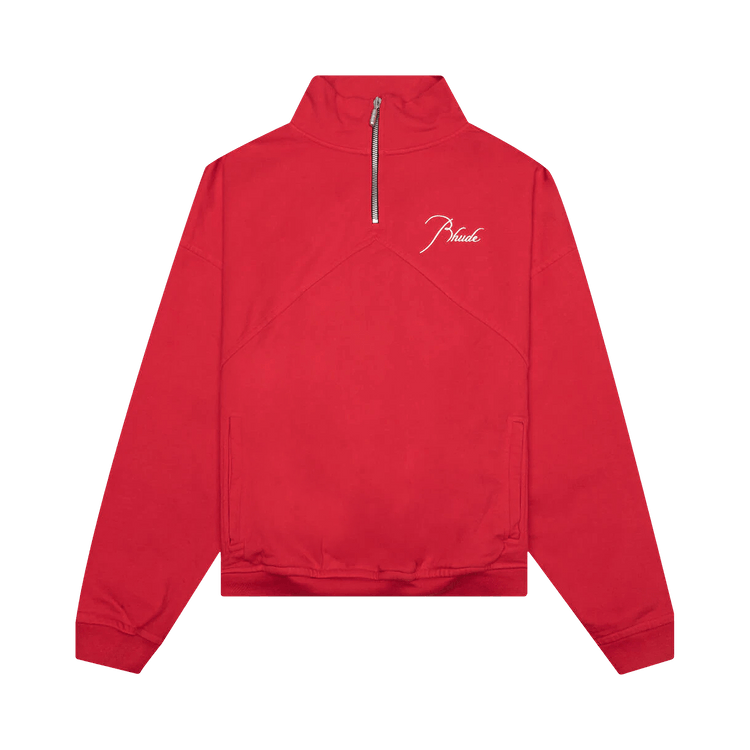 Rhude Quarter Zip "Cherry Red"