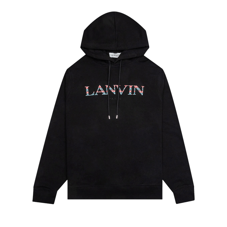 Lanvin Embroidered Hoodie "Black"