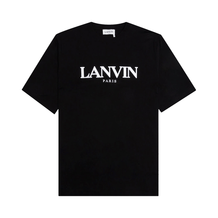 Lanvin Embroidered Regular T-Shirt "Black"