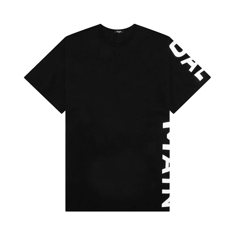 Balmain Side Printed T-Shirt "Noir/Blanc"