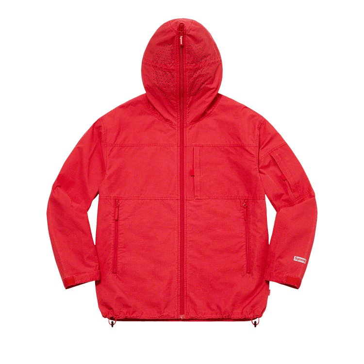 Supreme Full Zip Facemask Jacket "Red"