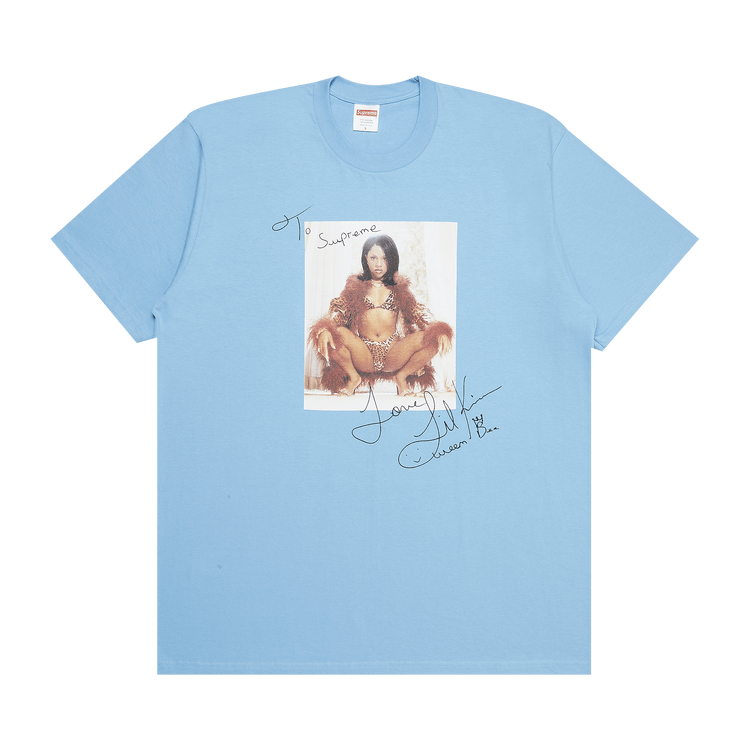 Supreme Lil Kim Short-Sleeve Shirt "Light Blue"