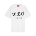 032C Metallic Selfie Glitch Tee "White"